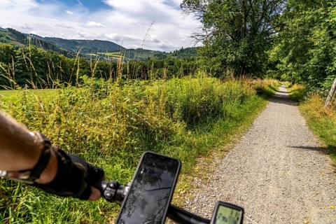 Sauerlandring cycle path, an 84 km long circular cycle path between the towns of Finnentrop,