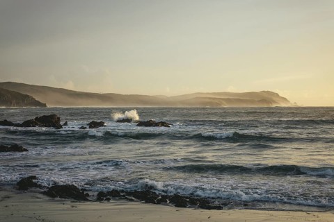 Nemiña beach, Costa da Morte, Galicia, España