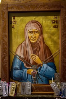Panagia Kyra Church, Panagia tou Kastrou, Icon of Panagia Kyra, Representation of a Holy Woman with