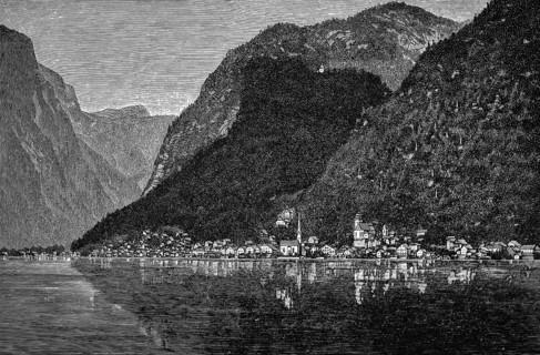 Hallstatt at Lake Hallstatt, Salzkammergut, UNESCO World Heritage Cultural Landscape