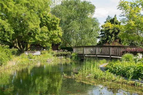 District educational garden, Burgsteinfurt, Münsterland, North Rhine-Westphalia, Germany
