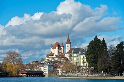 Thun Castle, Thun, Canton of Bern. Switzerland