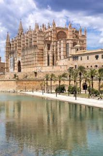 Cathedral Church Catedral de Palma de Majorca La Seu in Palma de Majorca, Spain