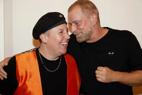 Steffi Irmen and Ulf Leo Sommer at the show - Gemeinsam Bunt - the 6th benefit concert on 14.07