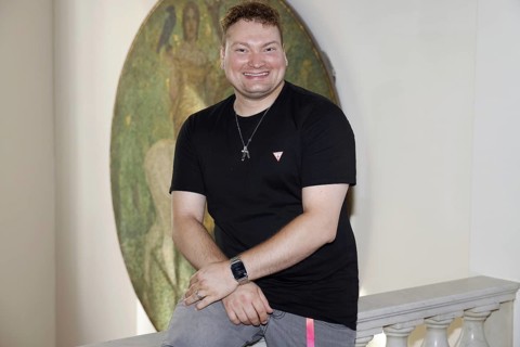 Christian Jährig, winner of the 21st season of Deutschland sucht den Superstar at the show -