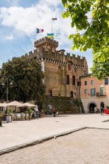 Picturesque village, Haut de Cagnes, Cagnes-sur-Mer, Provence Alpes Côte d'Azur, South of France,