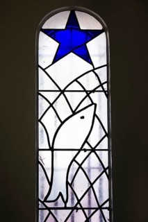 Interior view of the chapel, Chapelle du Rosaire de Vence, Chapelle Matisse, artist Henri Matisse,