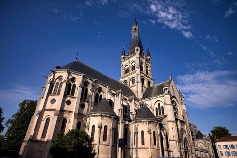 Cathedral Église Notre-Dame, Épernay, Champagne, Marne, France