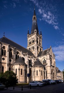 Cathedral Église Notre-Dame, Épernay, Champagne, Marne, France
