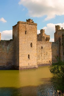 Bodiam Castle is located in East Sussex near the River Rother. It has long been one of England's
