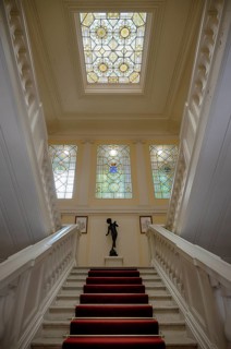 Interior view, staircase, town hall, Hôtel de Ville, Mairie, formerly Hôtel Auban-Moët, Avenue de
