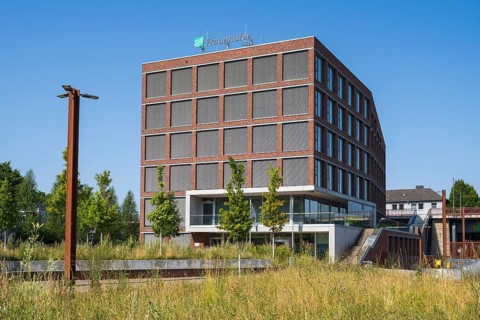 Frauenhofer Institute, Speicherstraße, harbour, Dortmund, Ruhr area, North Rhine-Westphalia,