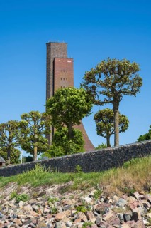Naval memorial, Laboe, Baltic seaside resort, fjord, Baltic Sea, North Frisia, Schleswig-Holstein,