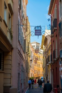 Alley in the old town, Cote d'Azur, Monaco