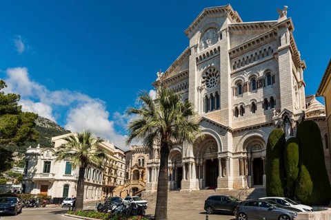 Cathedral, Old Town, Cote d'Azur, Monaco