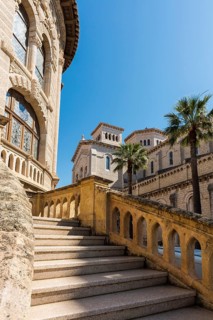 Palace of Justice and Cathedral, Old Town, Cote d'Azur, Monaco