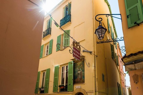Alley in the old town, Cote d'Azur, Monaco