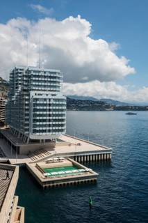 Luxury flats by the sea, architect Renzo Piano, Petit Portier, Monte Carlo, Cote d'Azur, Monaco