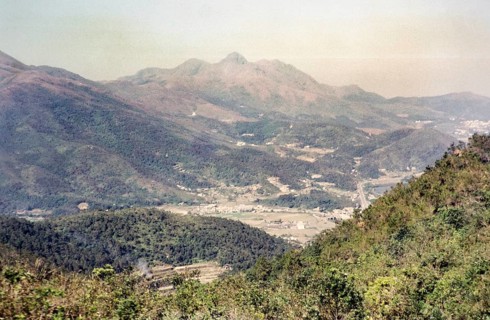 Ho Chung, Port Shelter from Razor Hill Pass, New Territories, Hong Kong, Asia 1965