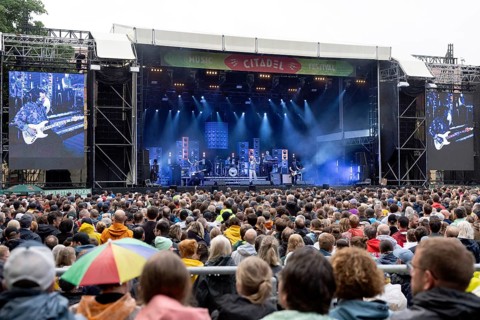 Wanda, Rock/Pop Band, Austria, Schön bei dir Live 2025 Tour, open air at the Citadel Music