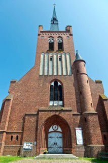 St Mary's Protestant Church, town of Usedom, Usedom Island, Mecklenburg-Western Pomerania, Germany
