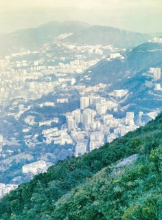 View from the Peak over Happy Valley, Victoria, Hong Kong, Asia, 1964