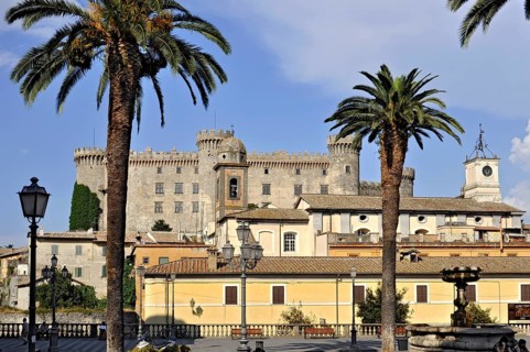 Castello Orsini Odescalchi Fortress, Old Town, Piazza IV Novembre, Bracciano, Metropolitan City of
