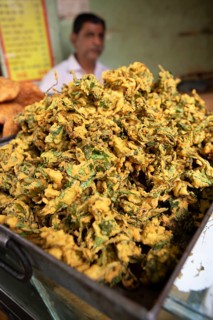 Spinach pagoda in the old town of Jaisalmer, Rajasthan, India