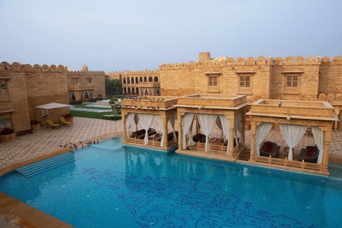 Hotel Fort Rajwada in Jaisalmer, Rajasthan, India