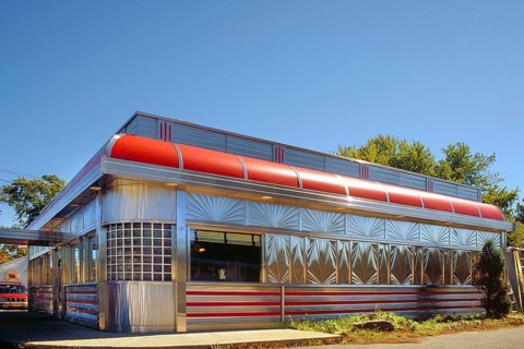 Diner Restaurant, typical restaurant for North America, New Jersey, USA