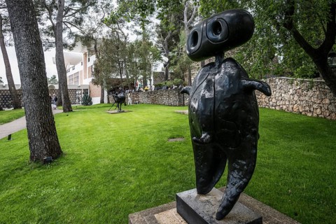 Museum, Fondation Maeght, artist Joan Miro, St. Paul de Vence, Provence Alpes Côte d'Azur, South of