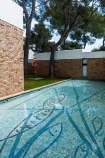 Museum, Fondation Maeght, artist Georges Braque, St. Paul de Vence, Provence Alpes Côte d'Azur,