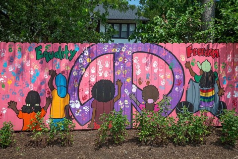 Detroit, Michigan - The city of Detroit is opening nine 'Arts Alleys' in neighborhoods around the