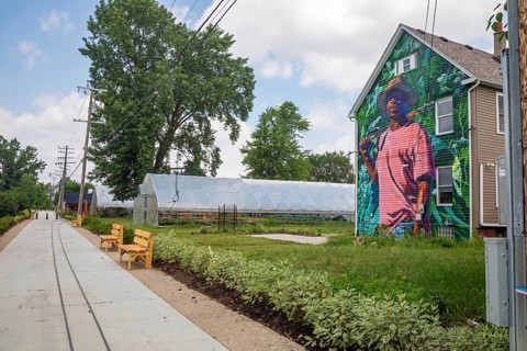 Detroit, Michigan - The city of Detroit is opening nine 'Arts Alleys' in neighborhoods around the