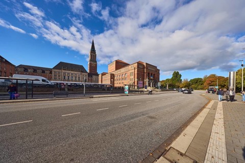 Opera house, architect Christian Heinrich Seeling, art nouveau style, brick building, brick