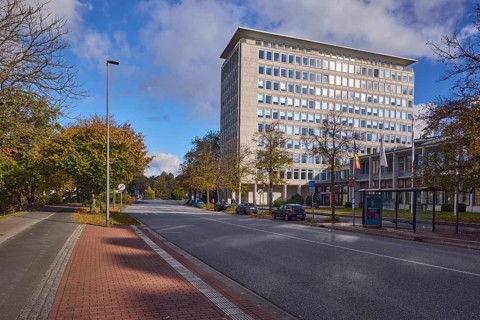 Kieler Volksbank eG - Competence Center am Martensdamm, commercial building, high-rise building,