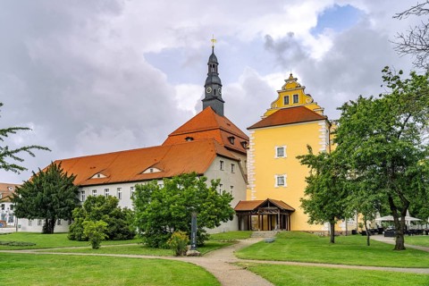 Lübben Castle in Lübben in the Spreewald, Brandenburg, Germany