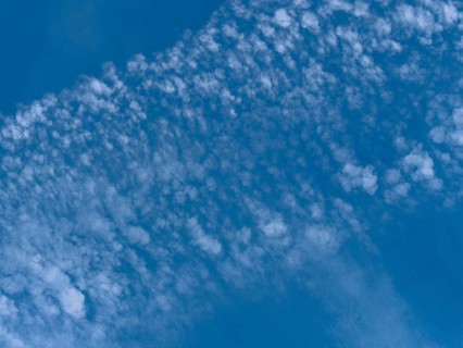 High white clouds Cirrocumulus cluster clouds in blue sky, international