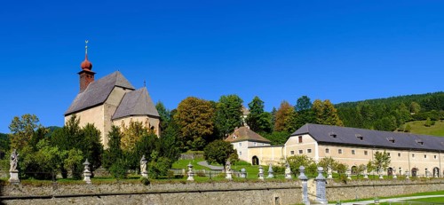 St. Peter's Church, St. Lambrecht Abbey, St. Lambrecht Benedictine Abbey, Styria, Austria