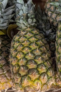 Tropical fruit pineapple on display from grocery store grocery store grocery store supermarket,