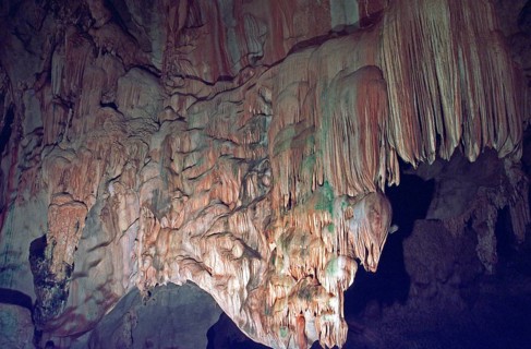 Stalactite cave, Wat Suwannakhuha monastery, Phangnga Bay, Ko Phuket, Thailand, December 2002,