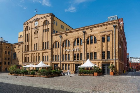 Kulturbrauerei architectural monument on Prenzlauer Berg, Berlin