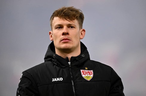 Goalkeeper Alexander Nübel VfB Stuttgart (33) portrait MHPArena, MHP Arena Stuttgart,