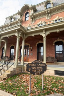 Canton, Ohio - The Ida Saxton McKinley House at the First Ladies National Historic Site. First Lady