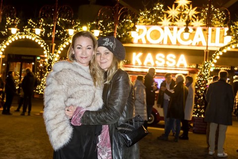 Lisa Maria Potthoff and Jeanette Hain at the premiere of the 21st Original Roncalli Christmas