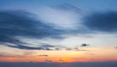 Beautiful dramatic scenic after sunset sky background after sunset