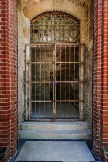 Lost Place, locked interior of the Beelitz health resorts, Brandenburg