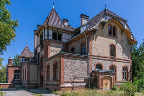 Lost Place, spa hotel der Heilstätten Beelitz, Brandenburg