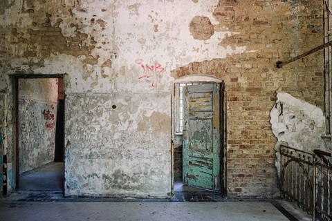 Lost Place, interior of the Beelitz health resorts, Brandenburg