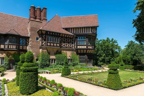 Cecilienhof Palace, location of the Potsdam Conference in the New Garden, Potsdam